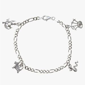 NWOT‎ Alexander Castle Sterling Silver Scottish Charm Bracelet 🏰